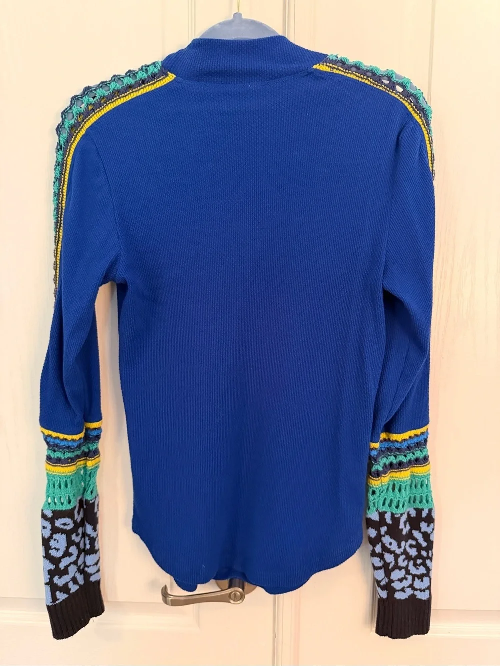 FREE PEOPLE L Switch It Up Extra-Long Sleeved Thermal Top
